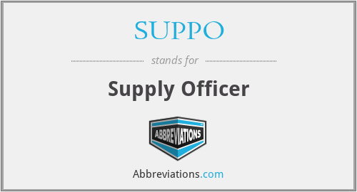What is the abbreviation for supply officer?